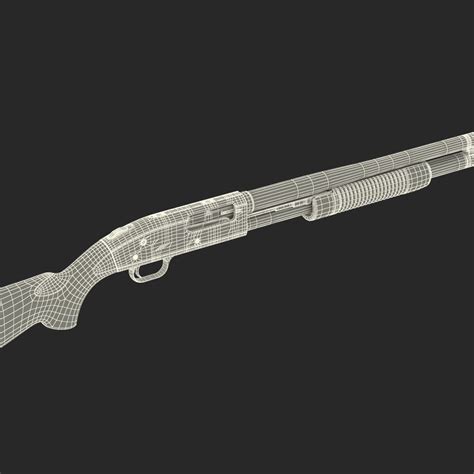 Model 3d Shotgun Mossberg 500 Model 3d 49 3ds C4d Fbx Ma Obj Max Unknown Free3d