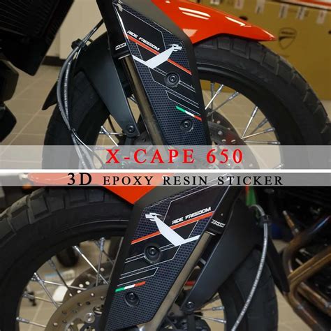 New X Cape Sticker Motorcycle D Epoxy Resin Sticker