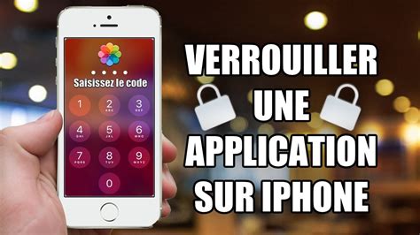 Verrouiller Une Application IOS Avec Un Code Sur IPhone Et IPad YouTube