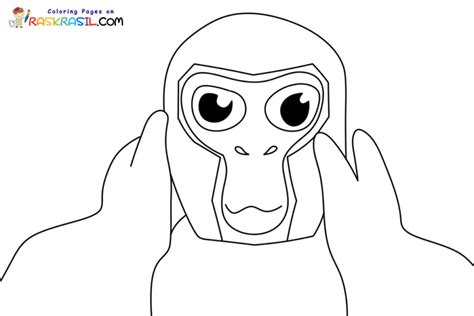 Gorilla Tag Vr Coloring Pages Coloring Pages