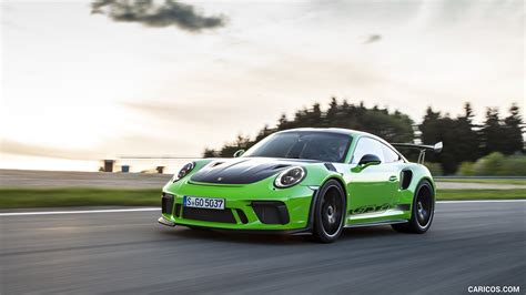 Porsche 911 Gt3 Rs 2019my Weissach Package Color Lizard Green Front Three Quarter