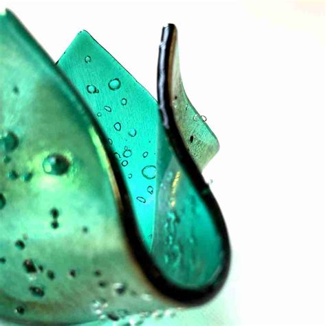 Glass Tealight Holder In Emerald Green Numonday