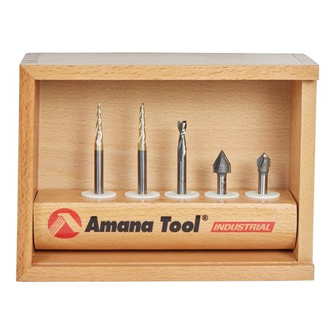 Juego De Brocas Para Cnc Amana Tool Ams