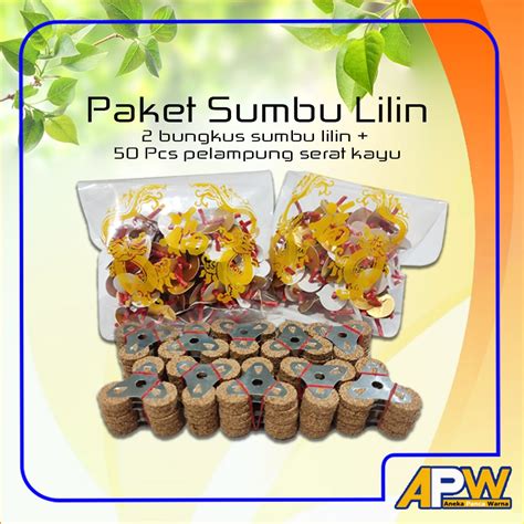 Jual Sumbu Lilin 2 Bungkus Pelampung Serat Kayu 50 Pcs Shopee Indonesia