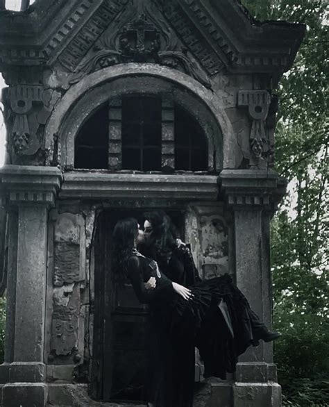 Goth Kiss Romantic Goth Goth Subculture Goth Couple Aesthetic