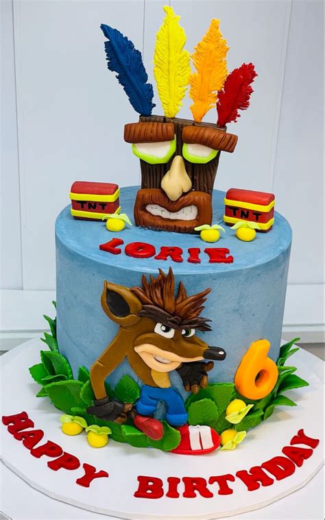 Crash Bandicoot Birthday Cake Crash Bandicoot Cake Birthday