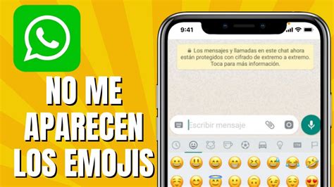 No Me Aparecen Los Emojis En Whatsapp Soluci N Youtube