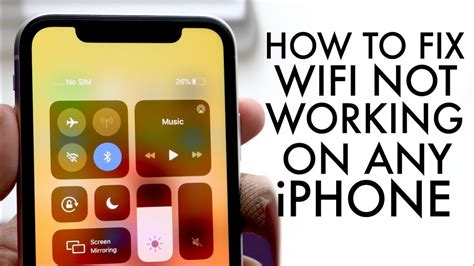 How To Fix Iphone Wifi Not Working