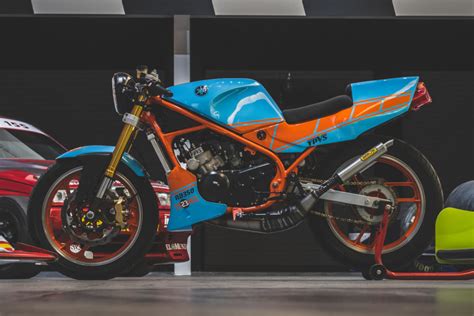 Gulf Special Yamaha Rd Ypvs F Caf Racer Bikebound