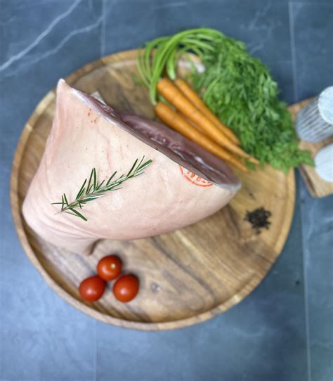 how to cook pork leg roast bone in