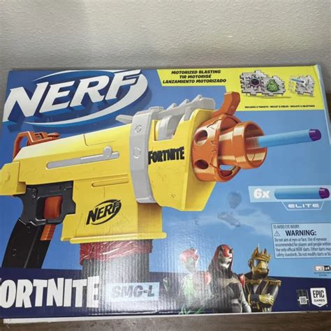 Rare Nerf Fortnite X Smg L Submachine Gun Legendary Motorized Dart