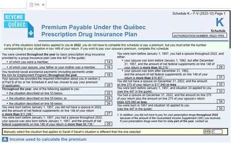 2023 Tax Form Quebec - Printable Forms Free Online