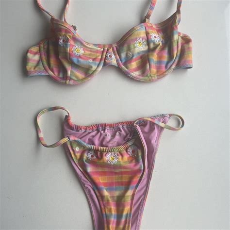 Blackbough Swim Marmalade Bikini Size L Fiona Top Depop