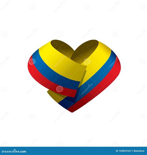 Bandera De Colombia Ejemplo Del Vector Stock De Ilustración