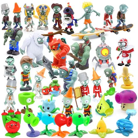 Figuras De Acci N De Plants Vs Zombies Para Ni Os Piezas Pvz Pea