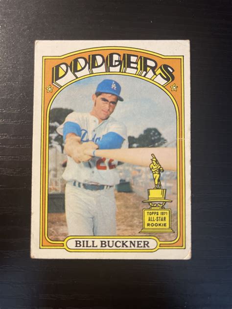 Topps Mlb Baseball Bill Buckner Los Angeles Dodgers All Star