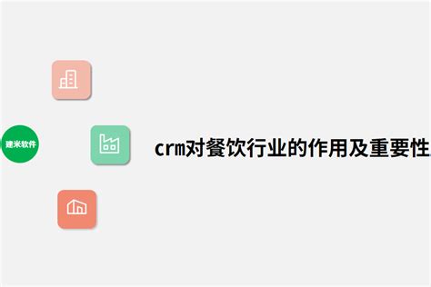 Crm对餐饮行业的作用及重要性 建米软件