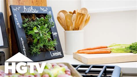 Diy Countertop Herb Garden Hgtv Happy Hgtv Youtube