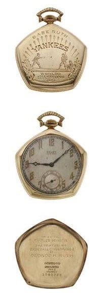 Babe Ruth S 1923 World Series Watch Coming To Auction