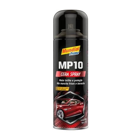 Cera Automotiva Spray Brilho e Proteção Para Lataria Moto Carro 300ml