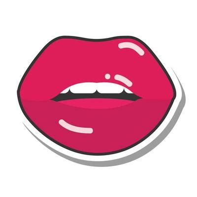 Pop Art Lips Free Vector Lipstutorial Org