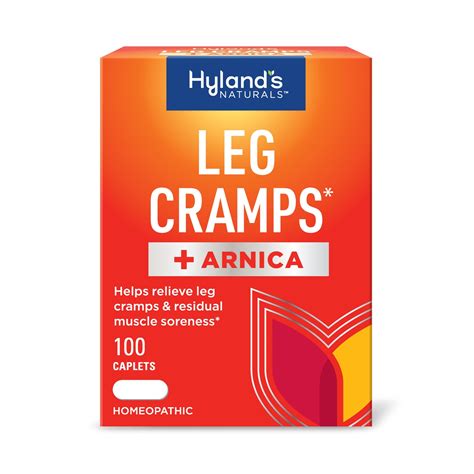 Hylands Leg Cramps Arnica Relief Of Leg Calf And Foot Cramps And Residual Soreness 100