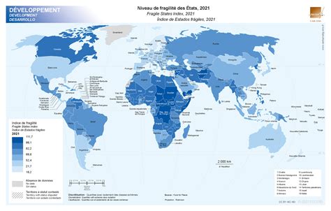 Indice de fragilité des États 2021 Cartoprodig Des cartes pour