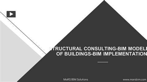 Ppt Structural Consulting Bim Modeling Of Building Bim