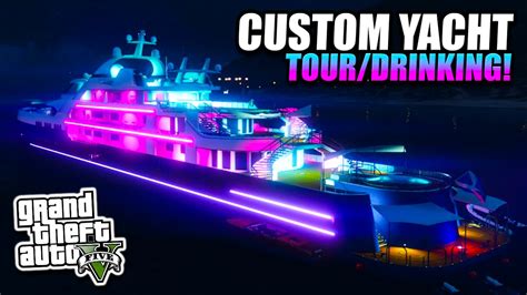 Gta Custom Super Yacht Tour Getting Drunk Executives Other