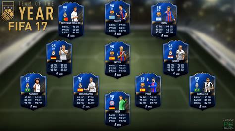 TOTY 21 Así fueron todos los Equipos del Año TOTY en la historia de