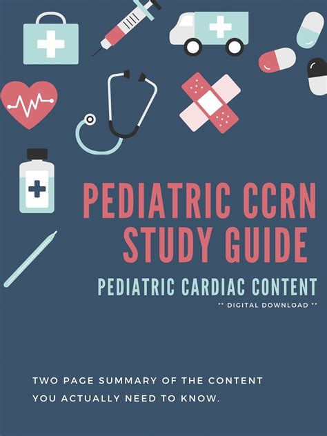 Pediatric CCRN - Cardiac Study Guide - Etsy