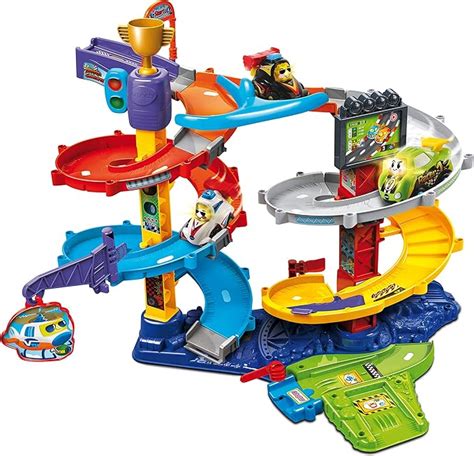 Vtech Toot Toot Drivers Twist And Race Tower Racing Cars For Boys And