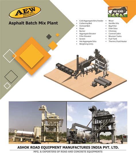 Asphalt Batch Mix Plant Aew Group