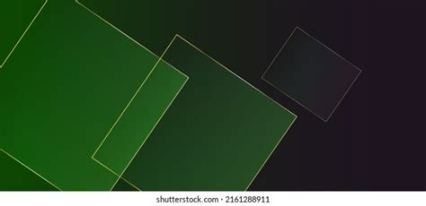 Green Business Poster Gold Squares Emerald Stock Vector (Royalty Free ...