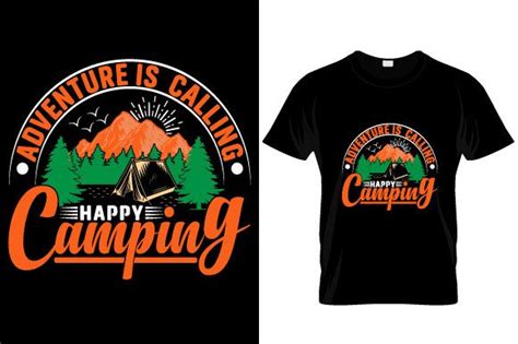 Adventure Is Calling Happy Camping Graphic By Great Graphic Creative