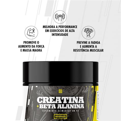 Creatina Beta Alanina Doses G Iridium Js Distribuidora