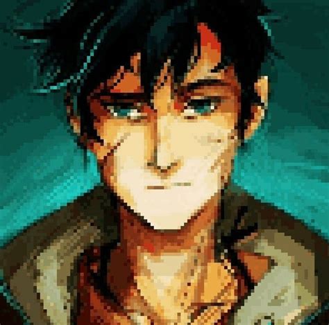 Percy Jackson Pixel Art Pixel Art Sketches Art