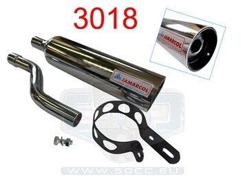 Honda Exhaust Uitlaatdemper Mt Mt Chrome Jamarcol Gpparts