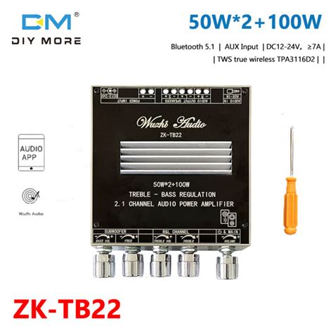 Diymore Zk Tb Wx W Bluetooth Digital Power Amplifier Board