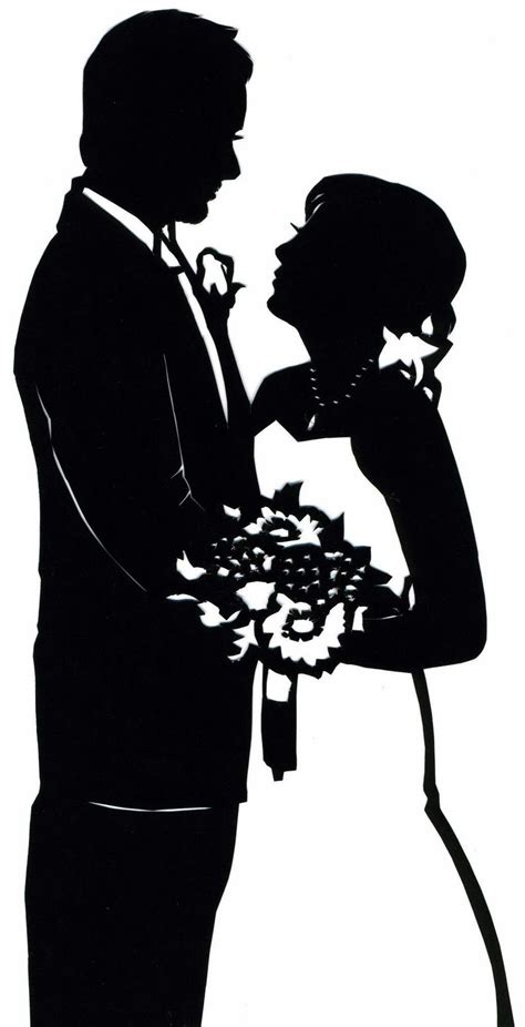 Wedding Silhouette Free Vector At Getdrawings Free Download