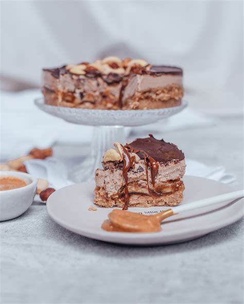 Snickers Torte Vegan Und Roh Carinaberry