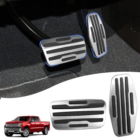 Buy TTCR II For Chevy Silverado Pedal Covers 2019 2024 Compatible With