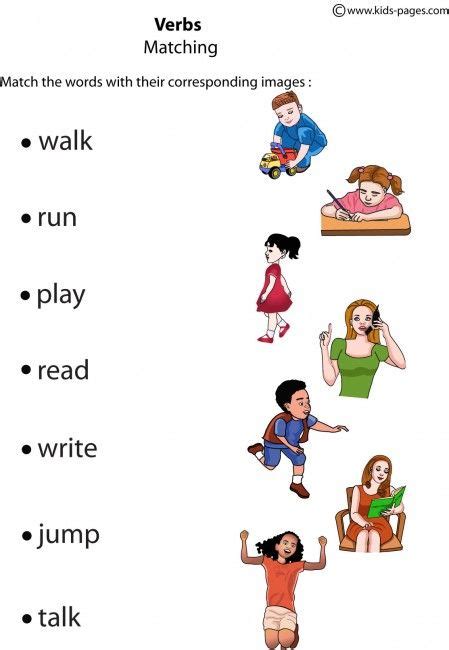 60+ Best Verbs for kids images in 2020 | verbs for kids, kids, kids clipart