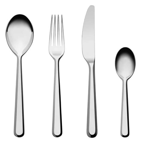 Alessi Set 6 Pezzi Forchetta Da Tavola In Acciaio Inossidabile 18 10