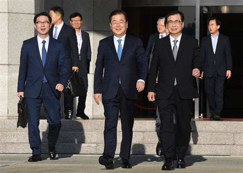 韩国特使团启程访朝 韩朝首脑会晤日程及无核化问题受瞩目