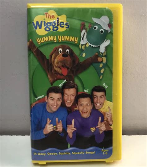 The Wiggles Yummy Yummy Vhs Video Tape Original Cast Songs Buy 2 Get 1 Free Rare 2115