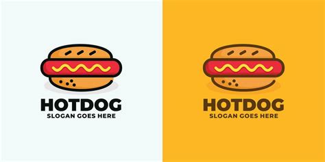 Hot dog logo design vector illustration 31699790 Vector Art at Vecteezy