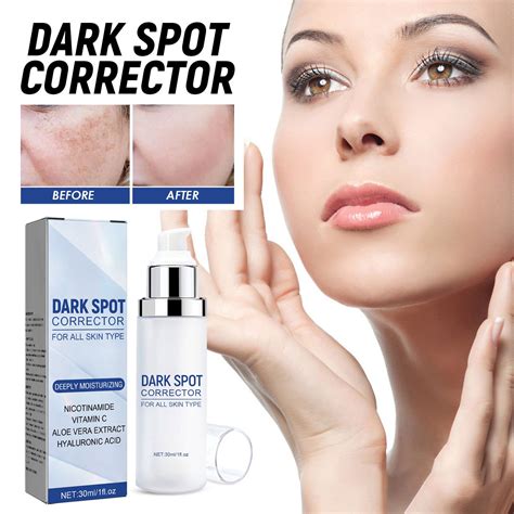 Black Correction Fade Blemishes Enhance Complexion Illuminate Skin 30ml Facial 2pcs Items