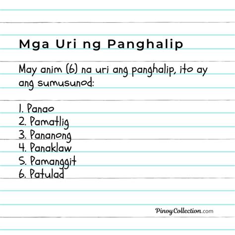 ibat ibang uri ng panghalip na panao iba alampay