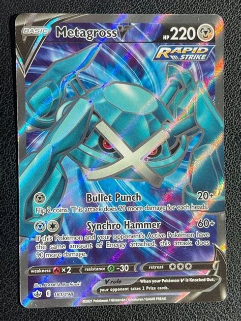 Metagross V 181 198 FullArt UltraRare Pokémon Chilling Reign Kaufen